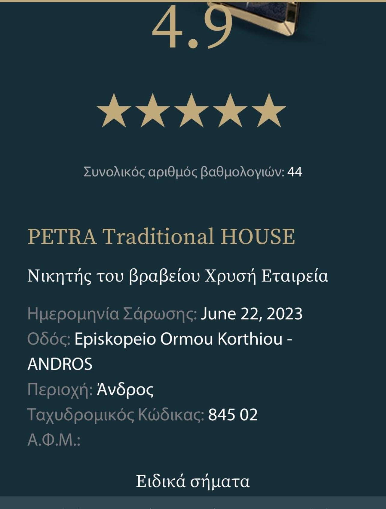 Episkopion  Petra Traditional House מראה חיצוני תמונה